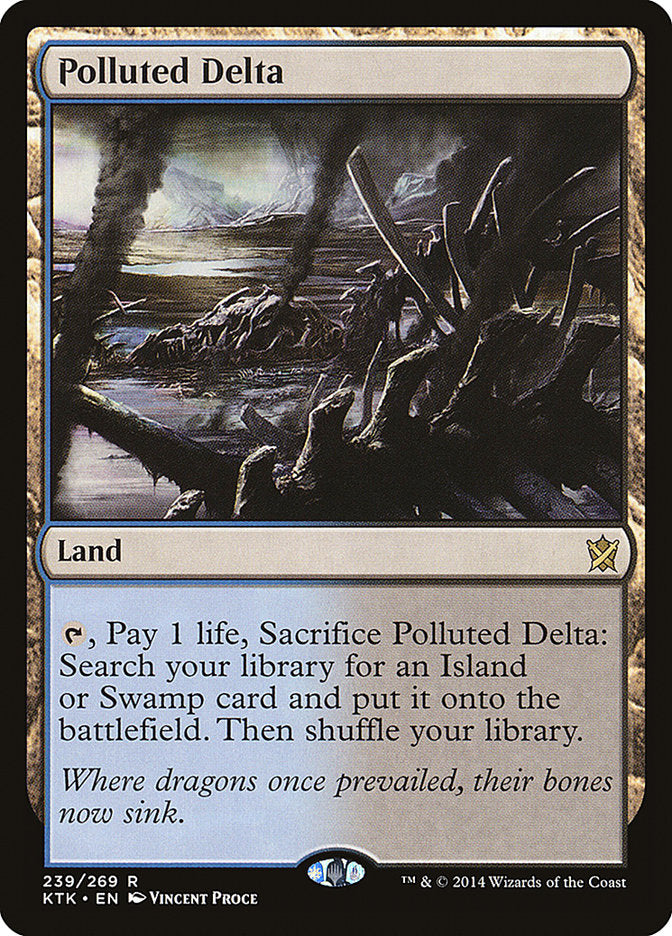 Polluted Delta CHINESE [Khans of Tarkir]