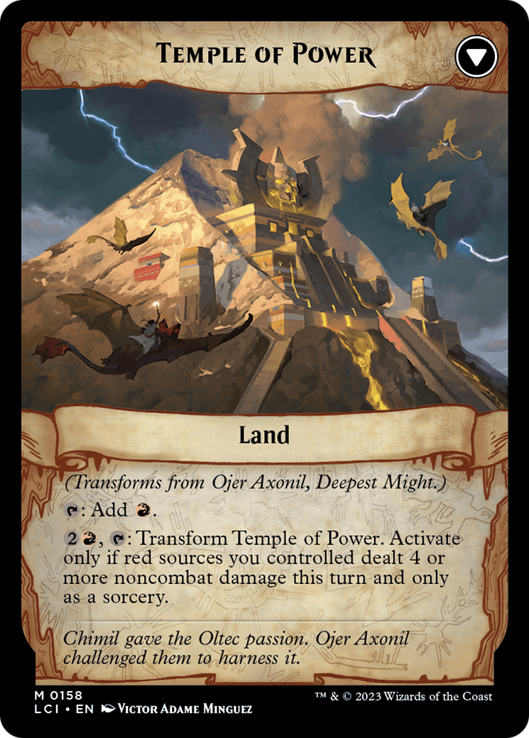 Ojer Axonil, Deepest Might // Temple of Power ESPAÑOL [The Lost Caverns of Ixalan]