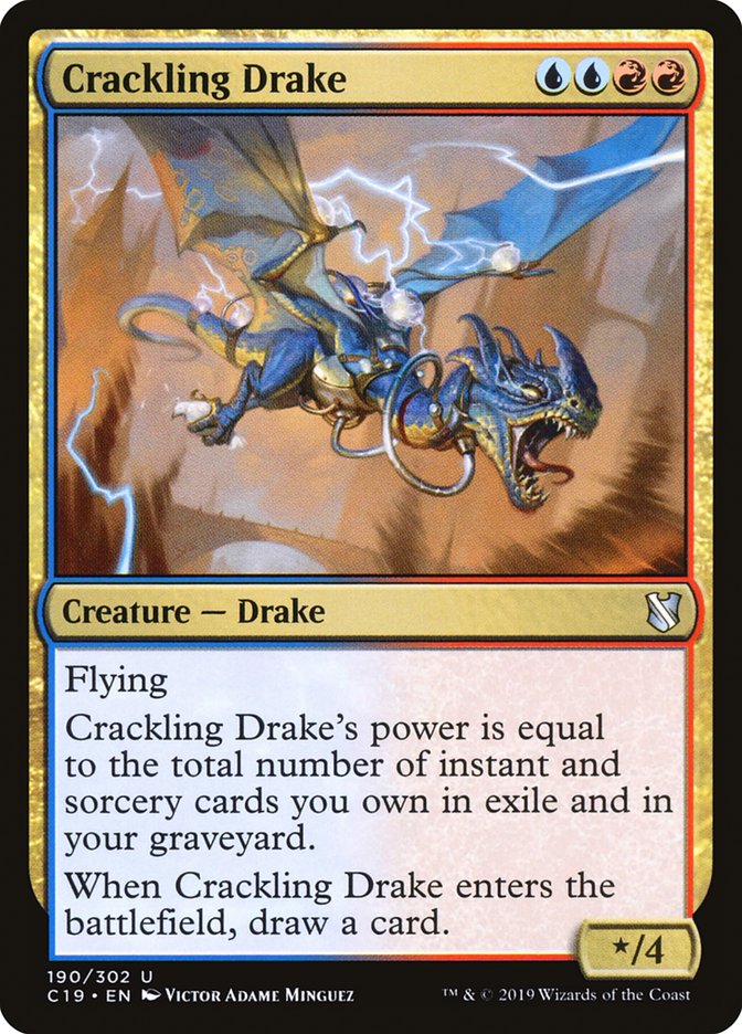 Crackling Drake ESPAÑOL [Commander 2019]