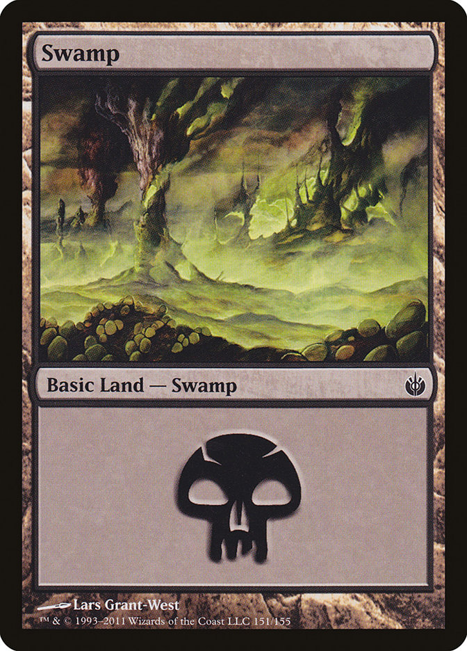 Swamp (151) ESPAÑOL [Mirrodin Besieged]