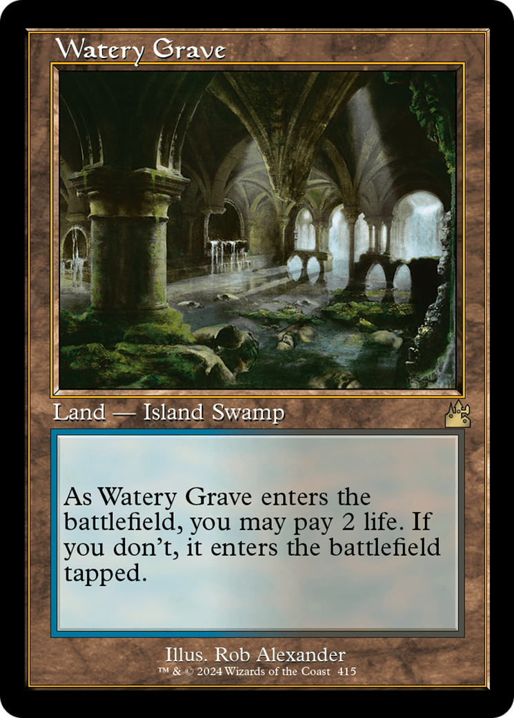 Watery Grave (Retro) FRENCH [Ravnica Remastered]