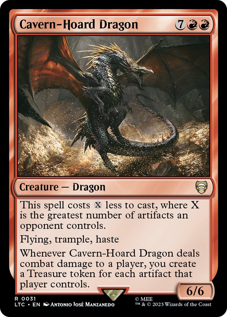 Cavern-Hoard Dragon ESPAÑOL [The Lord of the Rings: Tales of Middle-Earth Commander]