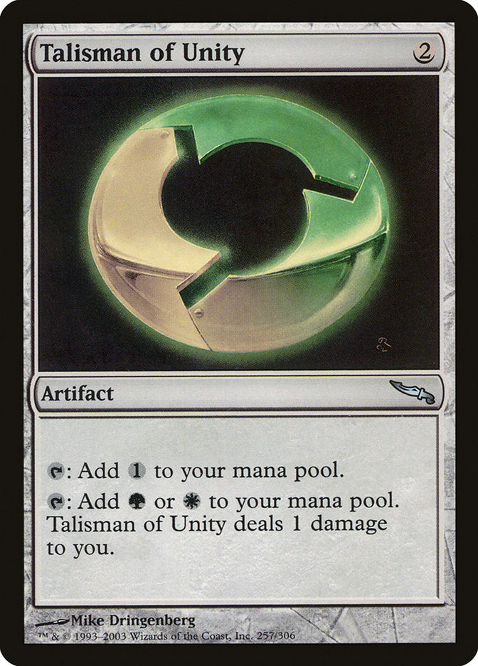 Talisman of Unity ESPAÑOL [Mirrodin]