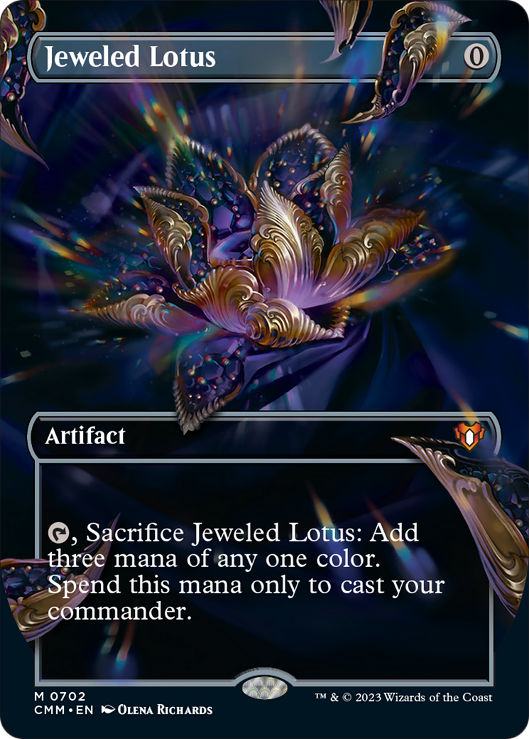 Jeweled Lotus (Borderless Frame Break) JAPANESE [Commander Masters]