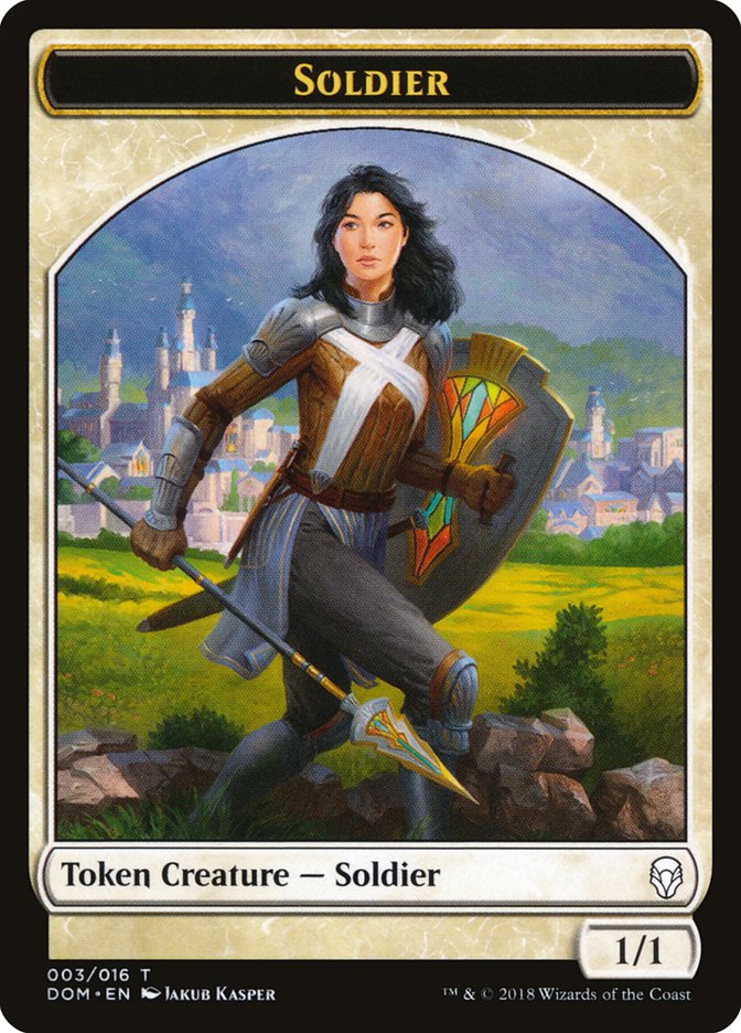 Soldier Token ESPAÑOL [Dominaria Tokens]