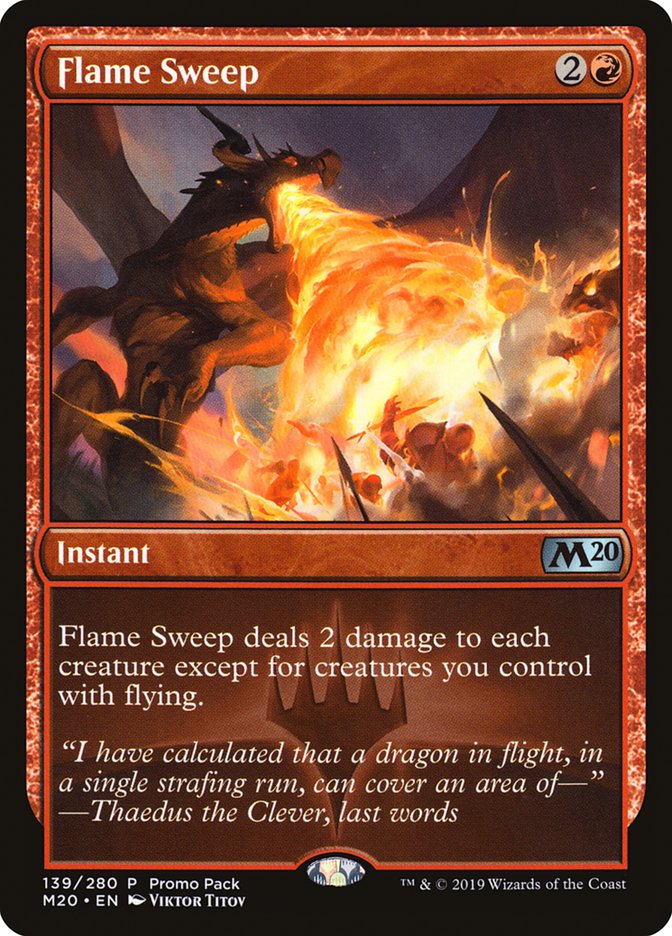 Flame Sweep (Promo Pack) ESPAÑOL [Core Set 2020 Promos]