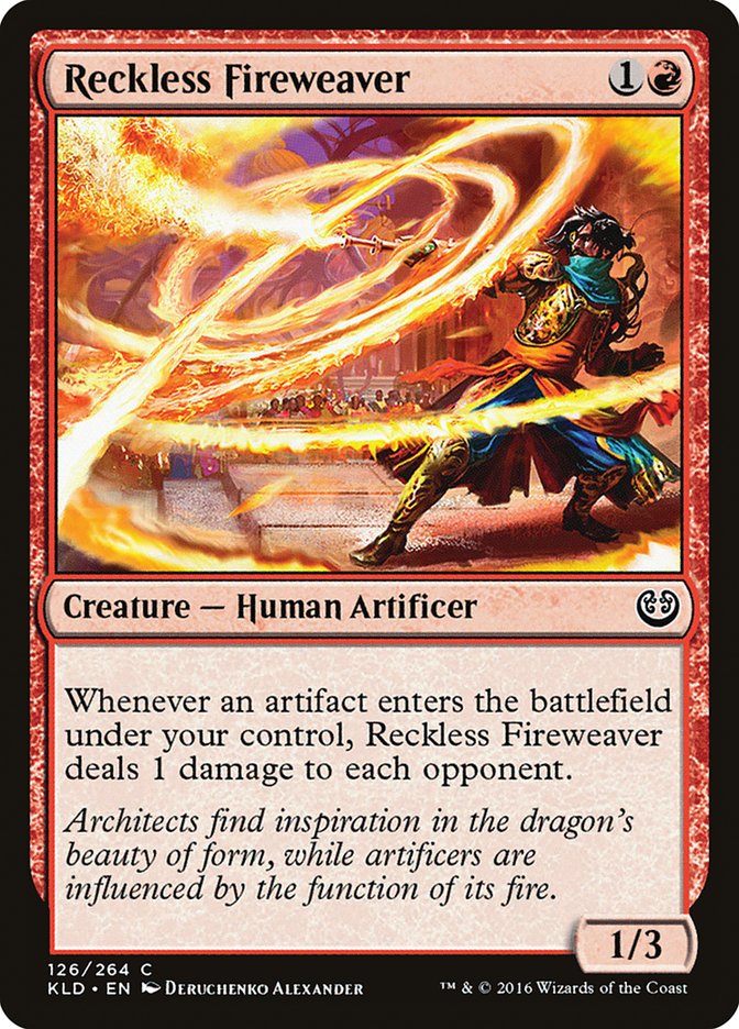 Reckless Fireweaver ESPAÑOL [Kaladesh]