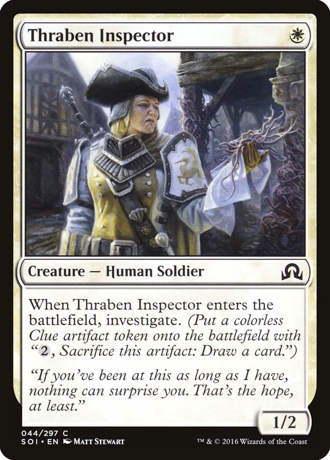 Thraben Inspector ESPAÑOL [Shadows over Innistrad]