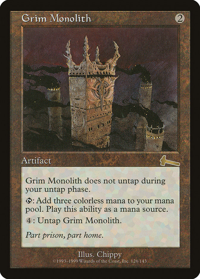 Grim Monolith GERMAN [Urza's Legacy]