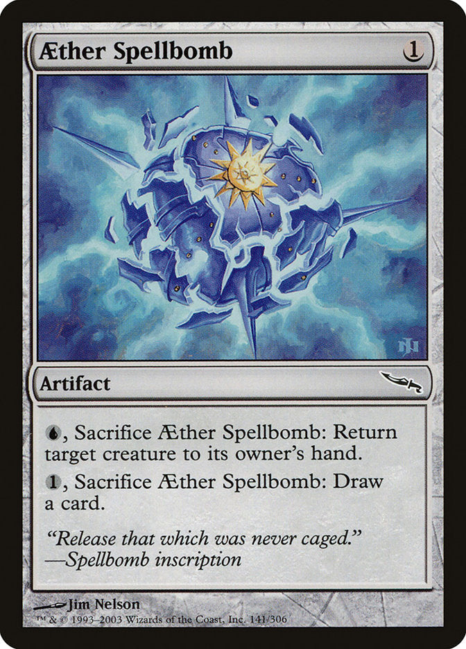 Aether Spellbomb ESPAÑOL [Mirrodin]