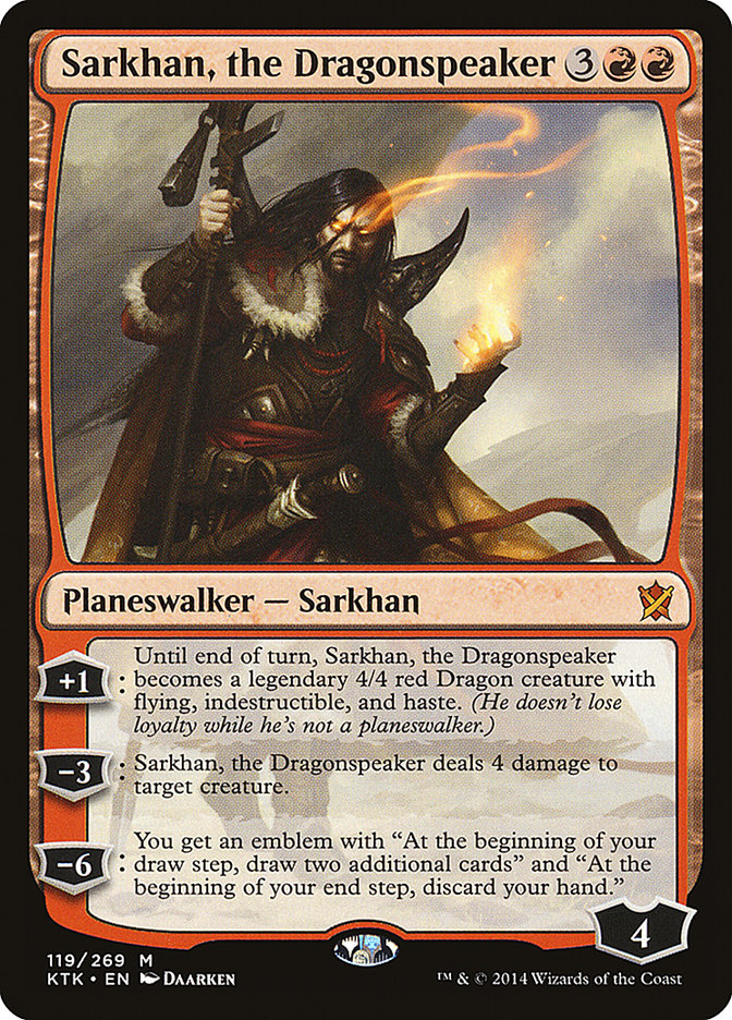 Sarkhan, the Dragonspeaker ESPAÑOL [Khans of Tarkir]