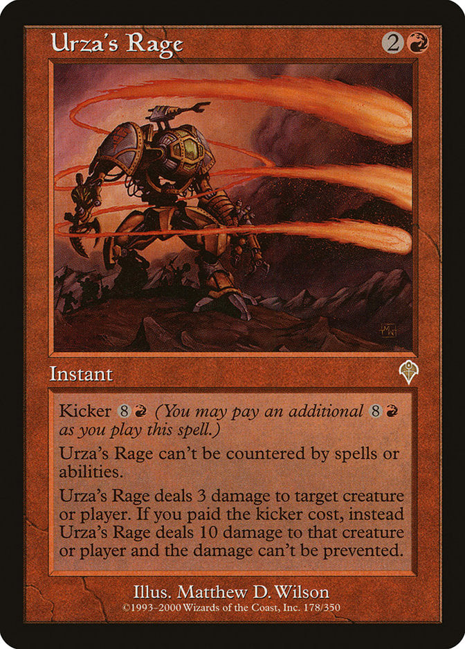 Urza's Rage ESPAÑOL [Invasion]