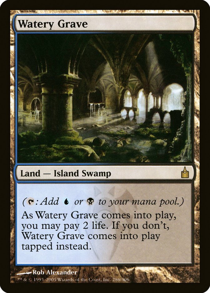 Watery Grave JAPANESE [Ravnica: City of Guilds]