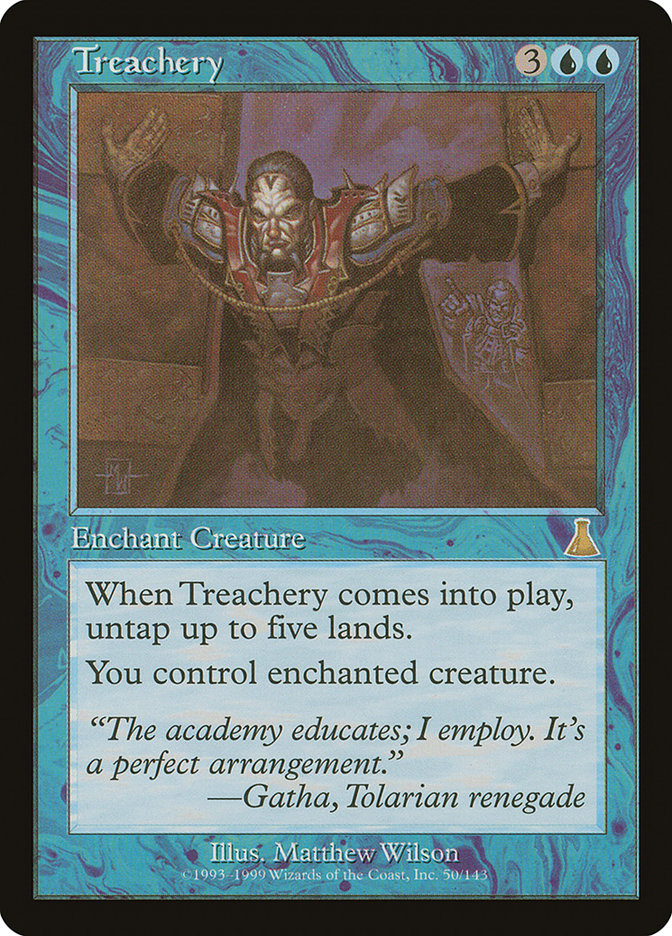 Treachery JAPANESE [Urza's Destiny]