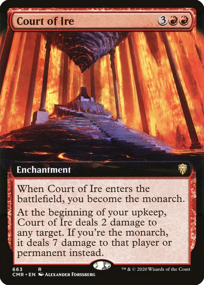 Court of Ire (Extended Art) [Commander Legends]