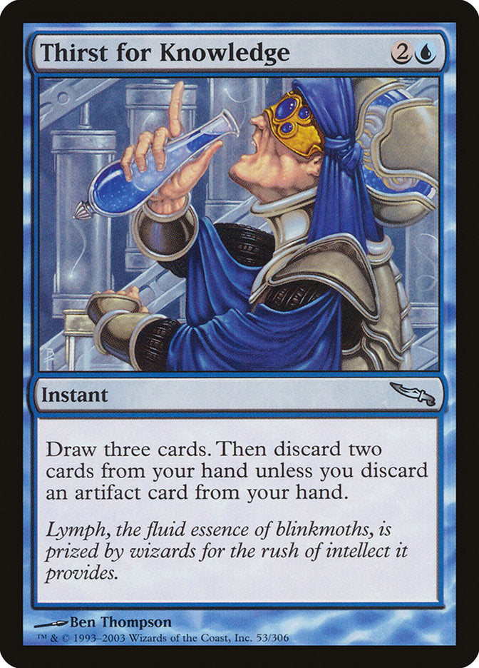 Thirst for Knowledge ESPAÑOL [Mirrodin]