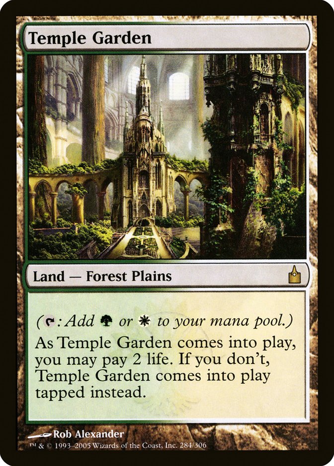 Temple Garden JAPANESE [Ravnica: City of Guilds]