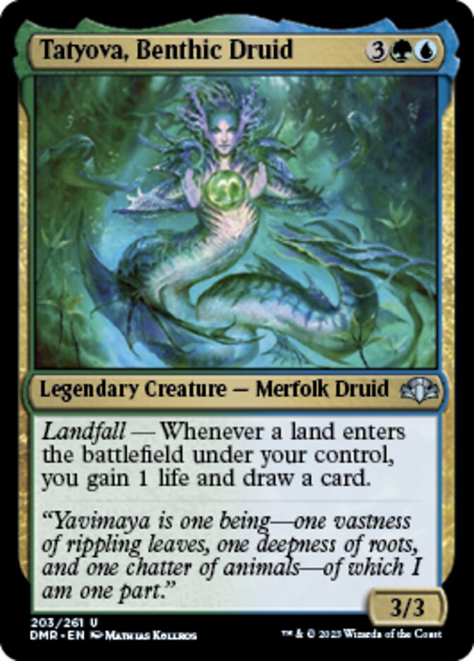 Tatyova, Benthic Druid [Dominaria Remastered]