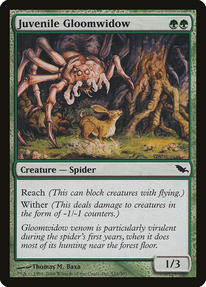 Juvenile Gloomwidow ESPAÑOL [Shadowmoor]