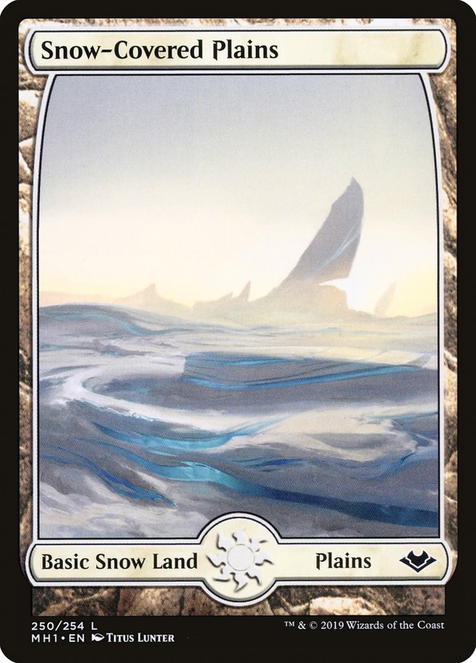 Snow-Covered Plains RUSIAN [Modern Horizons]