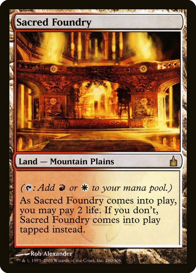 Sacred Foundry JAPANESE [Ravnica: City of Guilds]